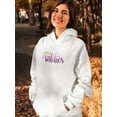 thumbnail image 2 of What's Up Witches Hoodie Women -Image by Shutterstock, Female 5X-Large, 2 of 4