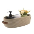 thumbnail image 6 of Hzsb Small Storage Basket with Handle Small Woven Basket Pets Decorative Shelf Organizer Home Office Mini Basket, 6 of 7