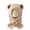Khaki, variant on Kid Girls Kawaii Bear Ear Beanie Hat Scarf 2 in 1, Cute Sherpa Soft Knit Outdoors Windproof Fleece Fuzzy Hat Winter Warm Fluffy Hat Cap