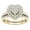 Gold, variant on TIHLMK Promise Rings for Her Luxury Elegant Fashion Silver Jewelry Bridal Zircon Diamond Elegant Wedding Ring