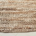 thumbnail image 3 of SAFAVIEH Natural Fiber Couture Hattie Striped Area Rug, Ivory/Natural, 6' x 6' Round, 3 of 7