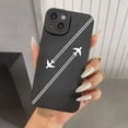 thumbnail image 3 of Funda de teléfono con patrón de avión de primera calidad para iPhone 16 15 Pro Max Fundas para iPhone 14 13 12 11 Pro XS Max XR 7 8 Plus Funda de silicona suave, 3 of 5