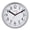 Silver, variant on La Crosse Clock 8 inch Basics Silver Analog Quartz Wall Clock, 404-3020S