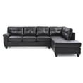 thumbnail image 4 of Glory Furniture Gallant Faux Leather Sectional in Cappuccino, 4 of 7