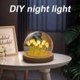 thumbnail image 5 of Artificial Tulip Flower Night Light Led Bedside Lamp Christmas Gifts Lamp Decorations (Yellow), 5 of 10