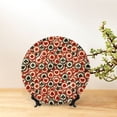 thumbnail image 6 of Balery Poker Chips Print Bone China Decorative Plate Ceramic Dinner Plates Art Crafts with Display Stand-7in, 6 of 6