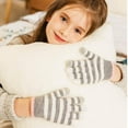 thumbnail image 3 of Ensemble de Gants Magiques d'Hiver à Rayures Néon pour Garçon et Fille avec Écran Tactile 3 Pcs, 3 of 7