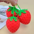 thumbnail image 5 of Squishy Toys Strawberry 3 Pack, Giant Bounceable Stress Balls for Daily Fidget & Relaxation, 5 of 8