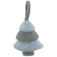 thumbnail image 2 of Northlight Felt Christmas Tree Ornament - 5.75" - Gray and Blue, 2 of 6