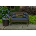 thumbnail image 5 of Casual Cushion Solid Sunbrella® Fabric 1-Piece Indoor/Outdoor Wicker Bench Cushion, 43.5"W x 19.5"L, Canvas Navy, 5 of 6