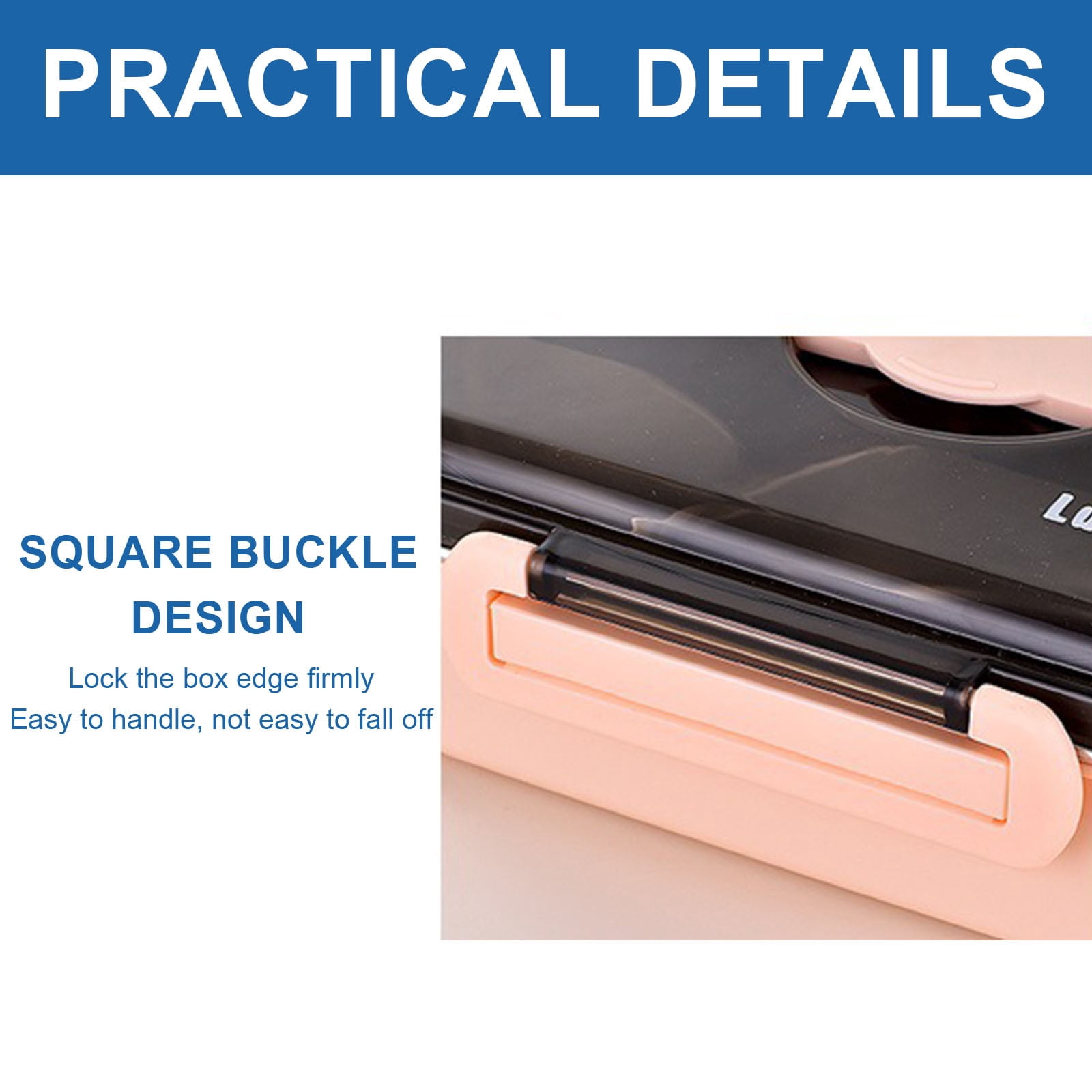 Bento Box Lunch Box, Gaqring Thermal Insulation 4 Grids With Soup Bowl, Portable Leakproof Keep Warm 2-4 Hours Lunch Box for Teen Office Picnic