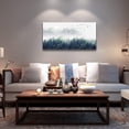 thumbnail image 6 of HFDF Canvas Wall Art for Living Room Misty Forests of Evergreen Coniferous Trees an Ethereal Landscape Modern Home Decor The bedroom wall art Stretched and Ready to Hang wall decor 10x8inch Framed, 6 of 7