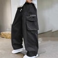 thumbnail image 3 of breaise Boy's Casual Baggy Cargo Pants High Elastic Waist Sweatpants for Teen Boys, 3 of 9