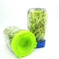 thumbnail image 4 of 4Pcs Easy Rinse and Drain Plastic Sprouting Lids for Wide Mouth Jars, 4 of 9
