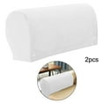 thumbnail image 5 of Velvet Sofa Armrest Covers Polyester Arm Covers Couch Armchair Slipcovers with Pins Anti-Slip Washable Detachable -, 5 of 7