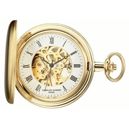 Charles-Hubert Paris Men's 3909-G Classic Collection Pocket Watch