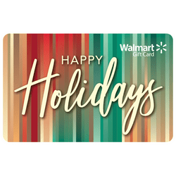 Glimmer Tree Merry Christmas Walmart Gift Card