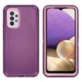 thumbnail image 5 of Compatible with Samsung Galaxy A32 5G 2021 6.5 inch Phone Case Hybrid Rugged Shockproof Hard Protective Drop Proof Full Body Heavy Duty Mobile Cell Cover for M32 A 32 SM-A326U A326U Women Men Purple, 5 of 8
