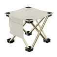 thumbnail image 1 of Yimiti Portable Outdoor Folding Stool: A Lightweight, Quick-To-Setup Chair For Everyone--White Large, 1 of 9