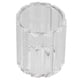 thumbnail image 3 of Porta brochas de maquillaje, transparente, redondo, decorativo, para escritorio, organizador de almacenamiento de bolígrafos, caja plateada, 3 of 14