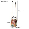 thumbnail image 2 of FORMRS Crossbody Bag for Women Quilted Travel Shoulder Cell Phone Purse with Chain Strap Handbag, Hand Drawn Floral, 2 of 7