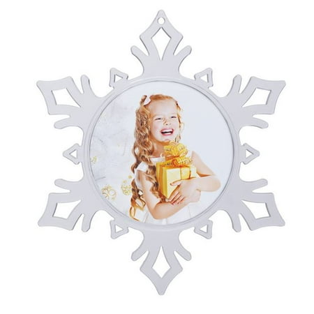 - Snowflake Photo Ornament