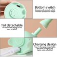 thumbnail image 5 of Cat Wand Toy, Automatic Silicone Tail Teaser Toy 2 In 1 Electronic Interactive Cat Toy With Led Light For Indoor Cats Rechargeable Exercise Toy, 5 of 5