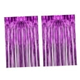 thumbnail image 4 of S SERENABLE 2Pcs Foil Fringe Curtains Foil Curtain Backdrop Party Decorations Photo Background Backdrop for Anniversary Birthday Carnival Rose Red, 4 of 8