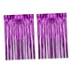 thumbnail image 4 of 2 cortinas con flecos de aluminio para decoración de fiestas, versátiles fondos para fotomatón. Rosa roja, 4 of 9
