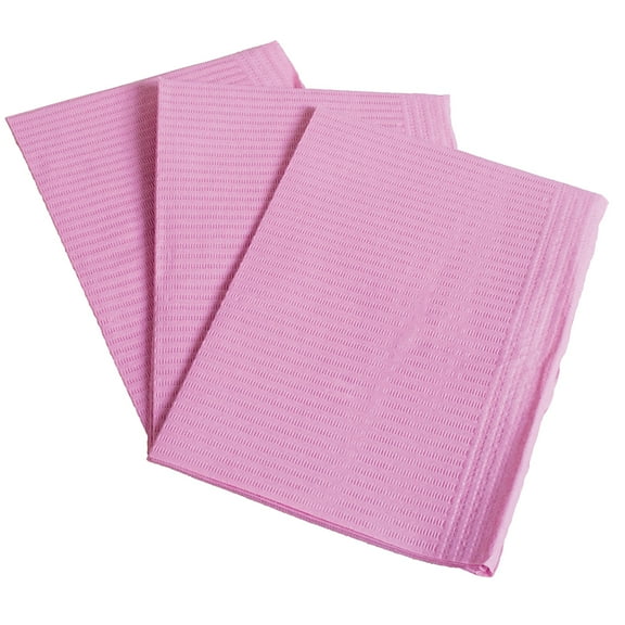 BodyMed 3-Ply Tissue Professional Towels, 13" x 18", Mauve – Disposable Paper Towels – Case of 500