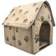 thumbnail image 2 of Fiudx Casa Plegable para Mascotas, Diseño de Tela Acogedora, Base Antideslizante, Fácil de Montar, para Uso En Interiores y Exteriores, Portátil para Viajes, Adorable Tienda de Campaña para Mascotas,, 2 of 7