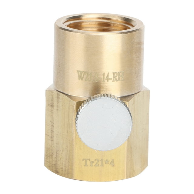 Adaptador De CO2 Soda Tr21x4 A W21.8-14-RH, Adaptador De Cilindro De CO2 Para Agua Y Soda, Conector De Válvula De Llenado