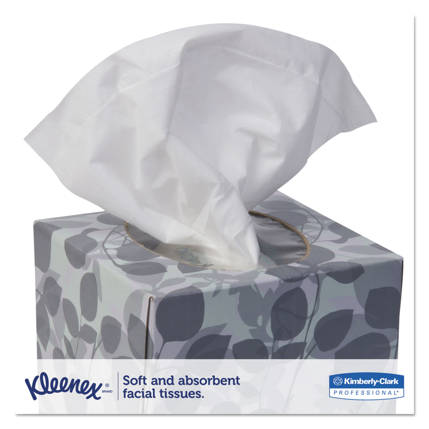 Kleenex Naturals Facial Tissue, 2-Ply, White, 95/Box, 1 Box - image 3 of 6