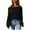 Black, variant on Odeerbi Sweaters For Women Fall Winter Sweaters Off The Shoulder 2025 Casual Soild Long Sleeve Knit Pullover Coat Black