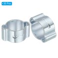 thumbnail image 3 of Unique Bargains 30 Pack 7-9mm Double Ear Hose Clamp, Galvanized Steel Crimp Rings, 3 of 6