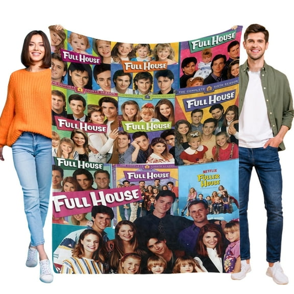 Fuller House Blanket for Boys Girls Lightweight Kids Throw Blanket Cute Soft Blankets Flannel Plush Blankets Gifts 30x40in