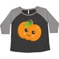 thumbnail image 3 of Inktastic Halloween Pumpkin, Smiling Pumpkin, Trick or Treat Women's Plus Size T-Shirt, 3 of 5