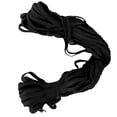thumbnail image 4 of 30 yardas/rollo de banda elástica plana colorida cinta de cuerda flexible accesorios de ropa 6mm negro, 4 of 8