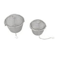 thumbnail image 2 of Colador de té de acero inoxidable con bola de malla para té 2 uds con cadena larga de gancho para especias sopa té hierbas fácil de llevar ANGGREK Otros, 2 of 8