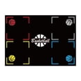 thumbnail image 1 of Estera de entrenamiento de pasos de baloncesto, estera de ejercicio de regate para deportes de interior en casa Estilo A, 1 of 8