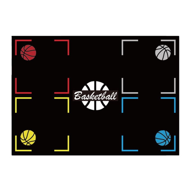 Estera de entrenamiento de pasos de baloncesto, estera de ejercicio de regate para deportes de interior en casa Estilo A