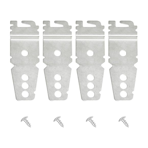4Pcs 8269145 Dishwasher Mounting Bracket Spare Parts Durable Easy to Install Sturdy Accessories with Screws for WP8269145