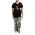 thumbnail image 4 of CafePress - Boxer Lover Women's Dark Pajamas - Women's Short Sleeve Print T-Shirt and Pants Dark Cotton Pajama Set, 4 of 7