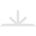 thumbnail image 4 of 96"W x 44"H x 2"D x 6"F, 11/12 Pitch, Saratoga Architectural Grade PVC Gable Bracket, 4 of 8
