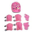 thumbnail image 2 of 7 Pieces Kids Child With Knee Pads Elbow Wrist Protection Set Pink, 2 of 8