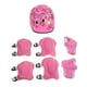 thumbnail image 2 of Juego de 7 piezas de casco de seguridad acolchado para bicicleta, patinete y rodilleras para niños Rosado, 2 of 9
