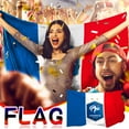 thumbnail image 5 of Wovilon France Flag 60*90Cm Cheering Flags Holding Flag Of Sports Clubs Fans Festival Activities Cheering Flag, 5 of 6