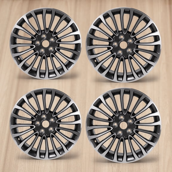 18" 18x8 Machined Charcoal Wheel for Ford Fusion 2017 2018 Quality Rim 4pcs/Set