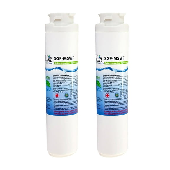 Swift Green Filters Replacement for GE MSWF Refrigerators Water Filters(Pack of 2)