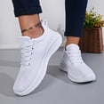 thumbnail image 3 of Rokment Orthopedic Walking Running Shoes for Women Breathable Mesh Arch Support Ortho Fitness Workout Jogging Trainning Driving Tennis Sneakers White Size 8.5, 3 of 7